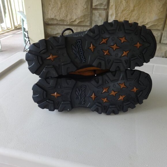 Reebok men's size 13, hiking boots, leather upper, lace up, rubber bottoms, VGC - Picture 14 of 15